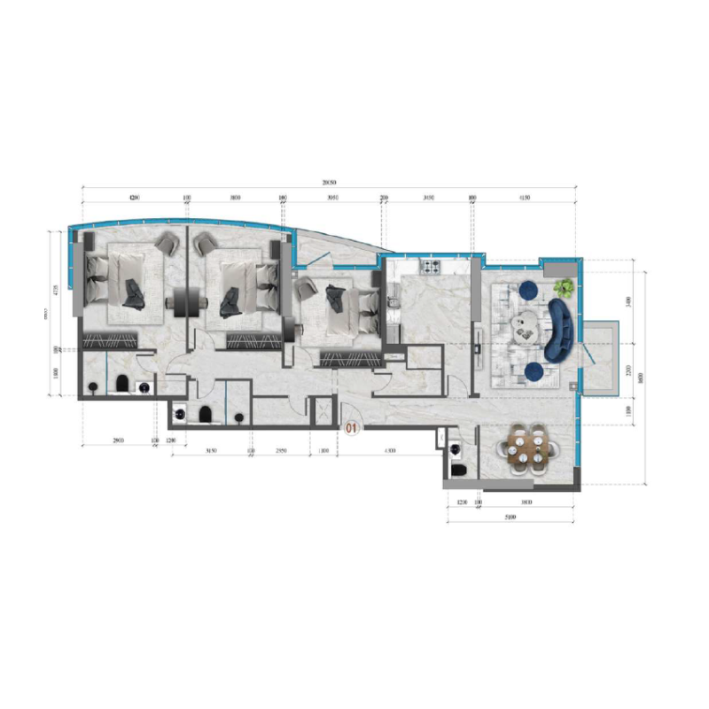 Apartments plan