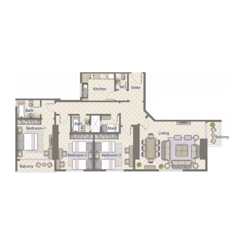 Apartments plan