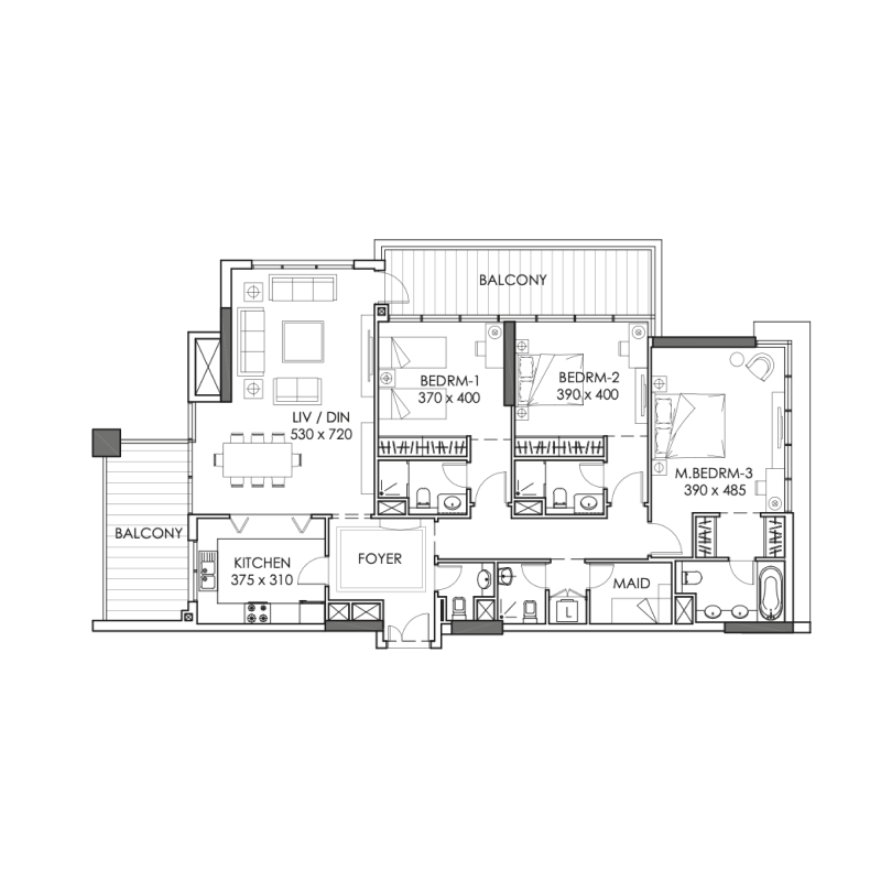 Apartments plan