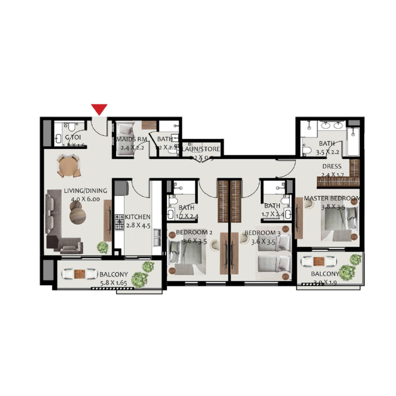 Apartments plan