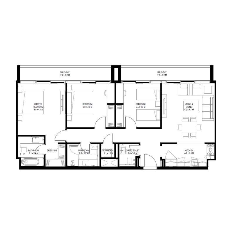 Apartments plan
