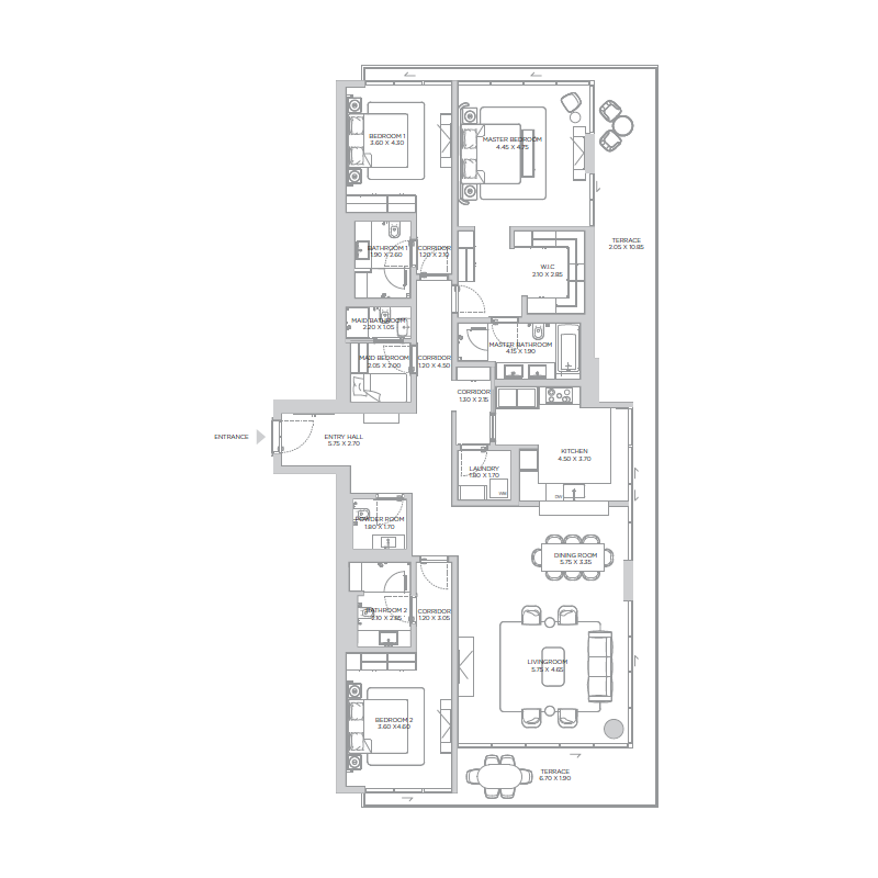 Apartments plan