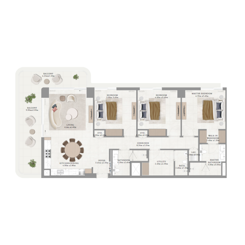 Apartments plan