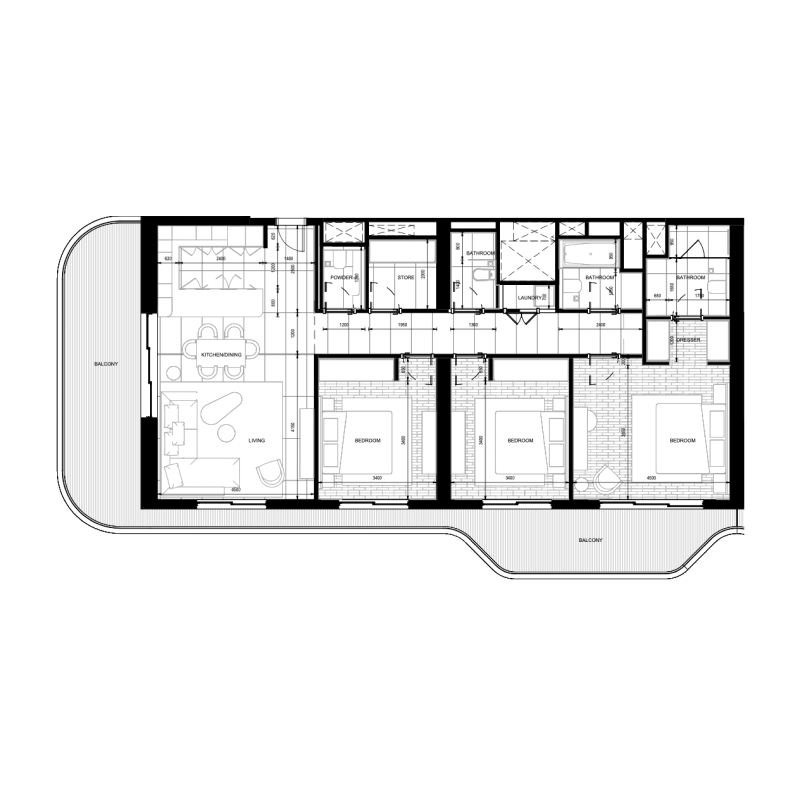 Apartments plan