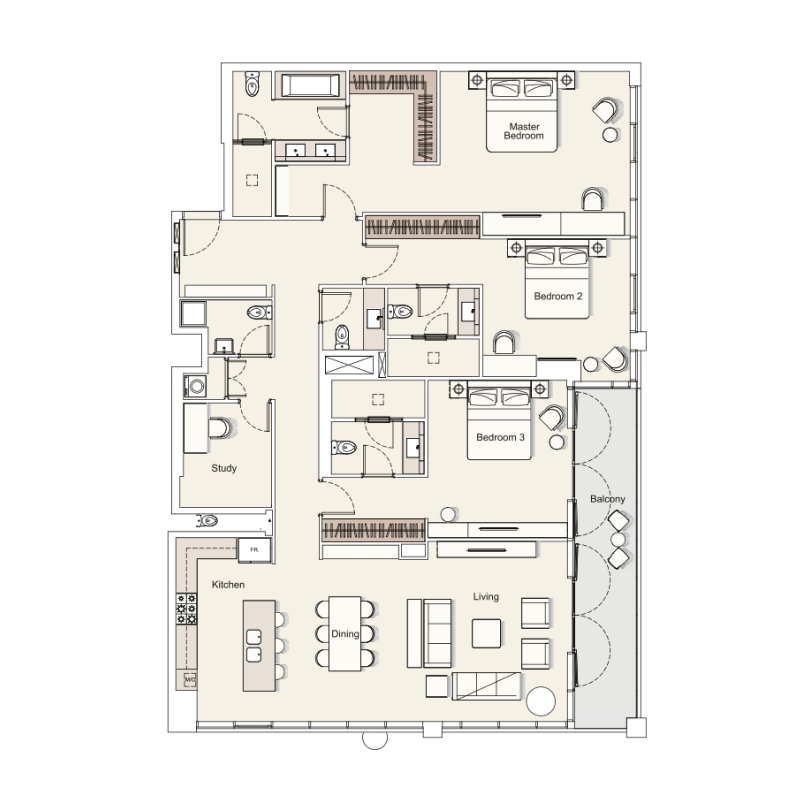 Apartments plan