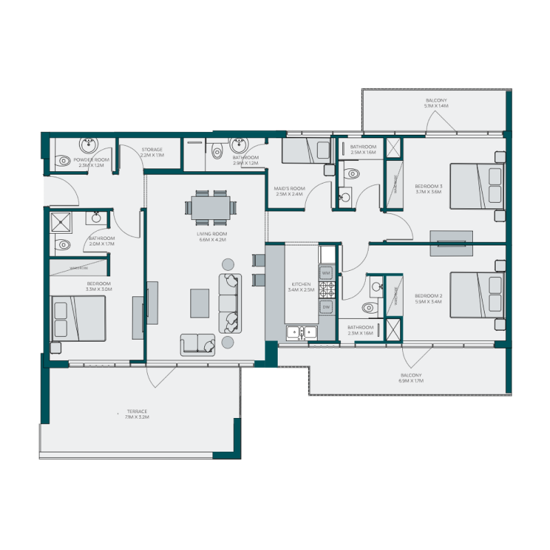 Apartments plan