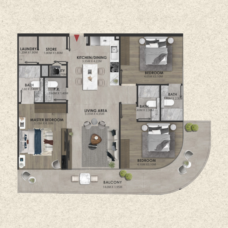 Apartments plan
