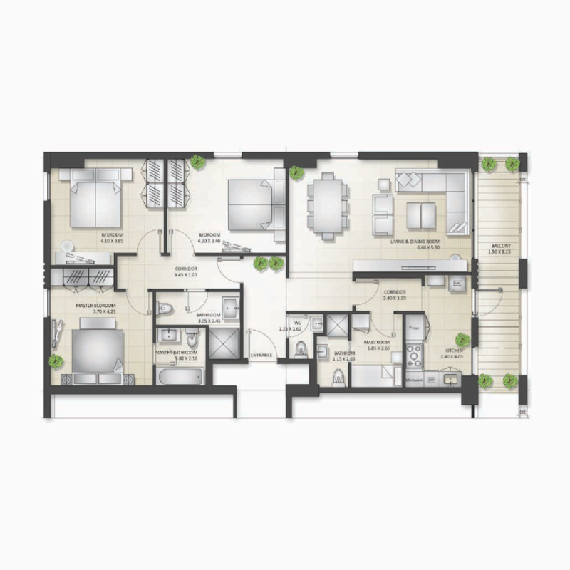 Apartments plan