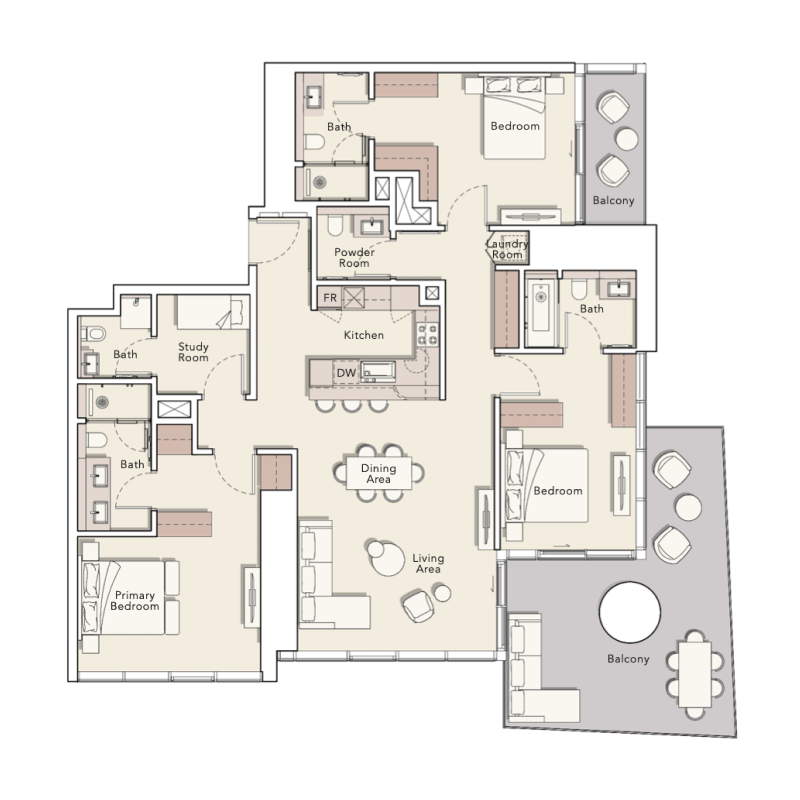Apartments plan