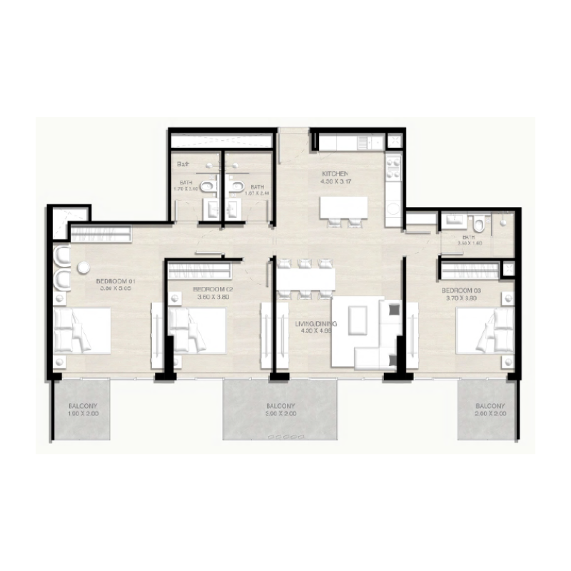 Apartments plan