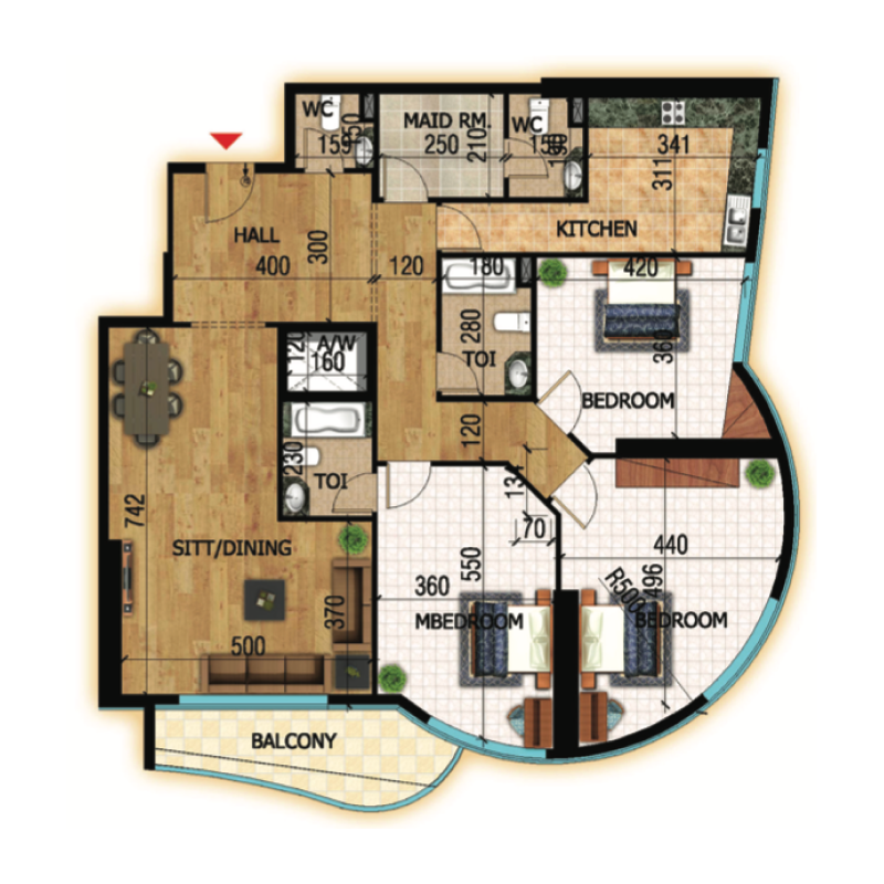 Apartments plan