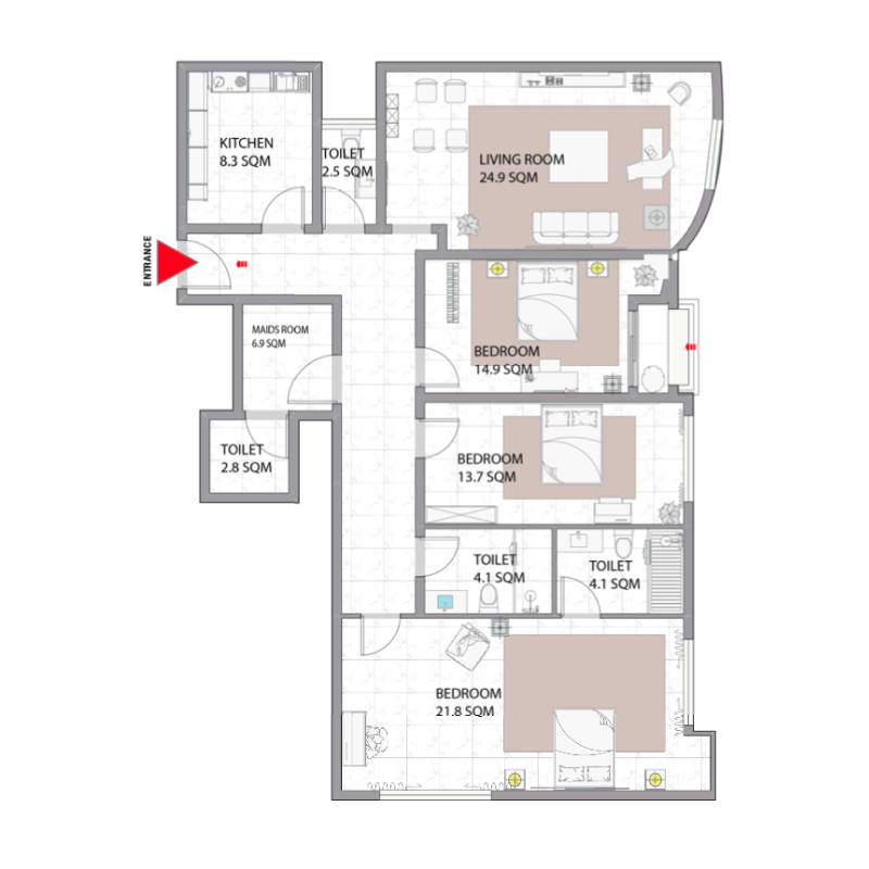 Apartments plan