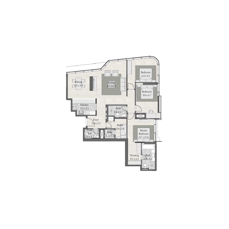 Apartments plan