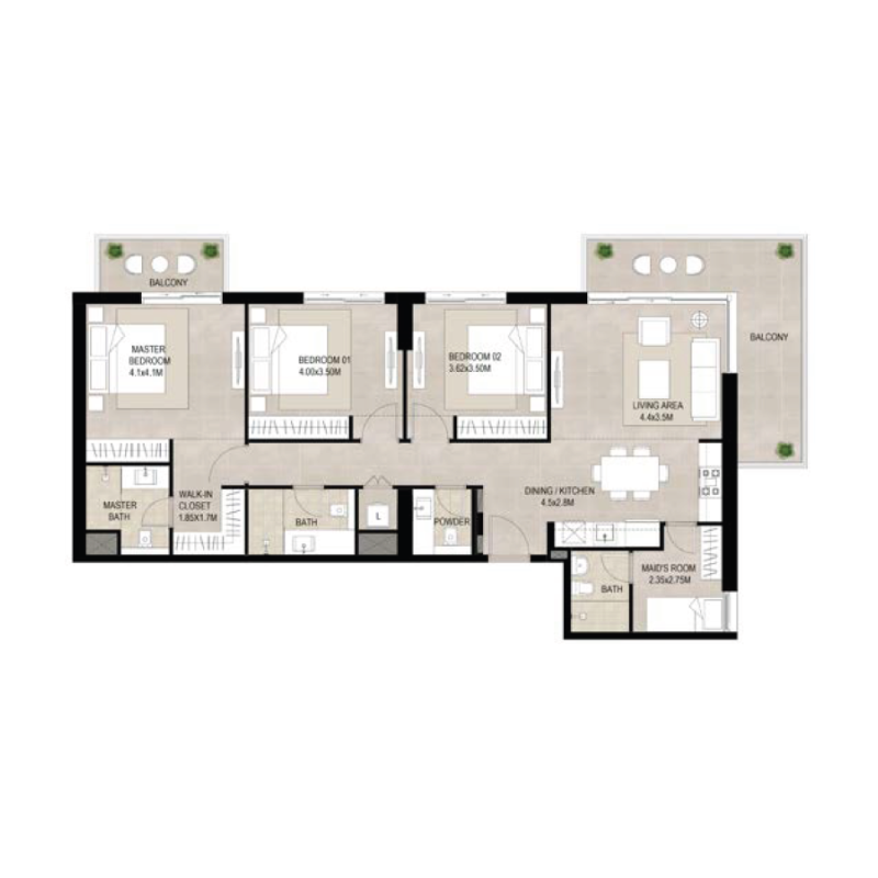 Apartments plan