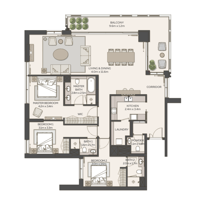 Apartments plan