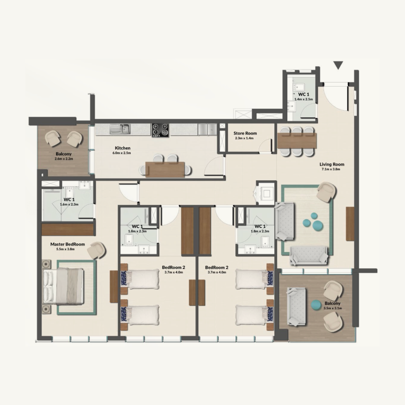 Apartments plan