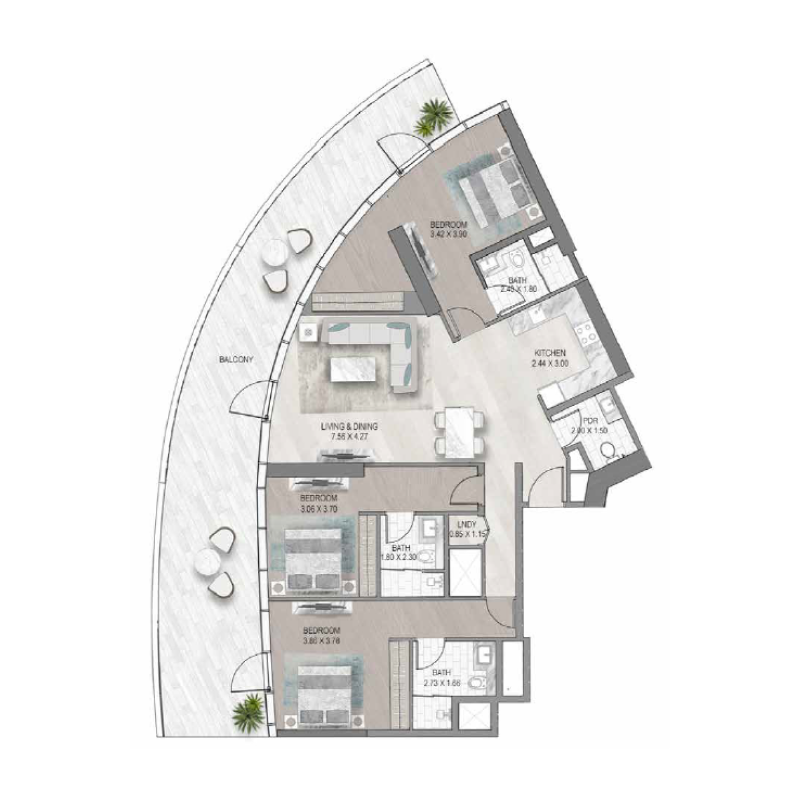 Apartments plan