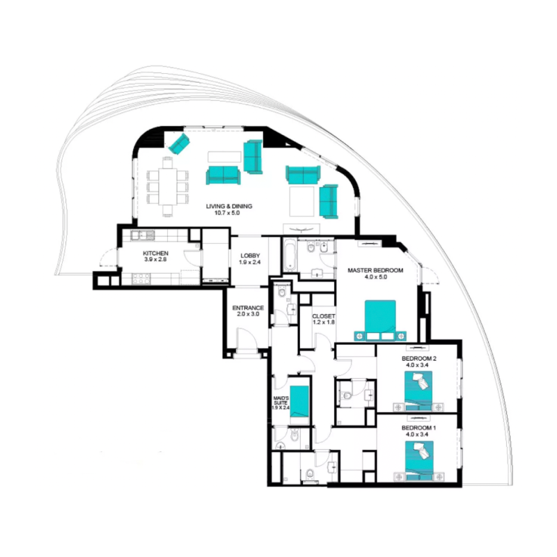 Apartments plan