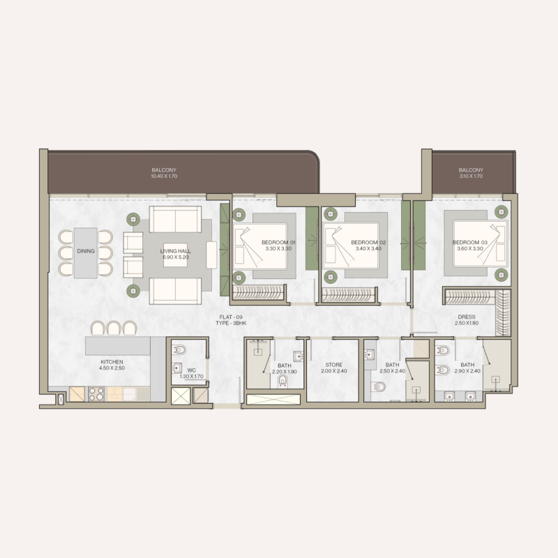 Apartments plan