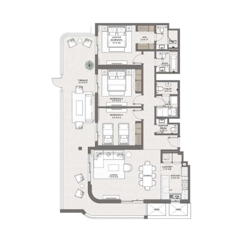 Apartments plan