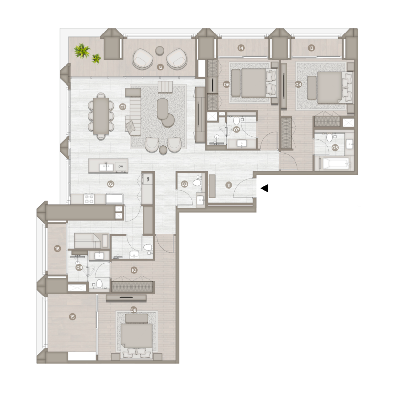 Apartments plan