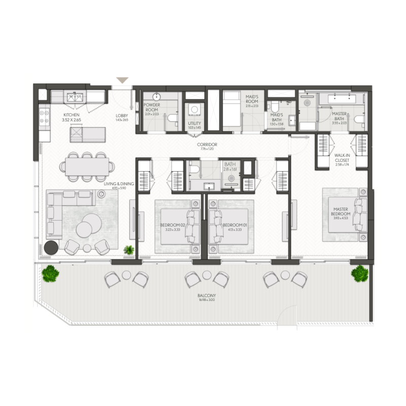 Apartments plan