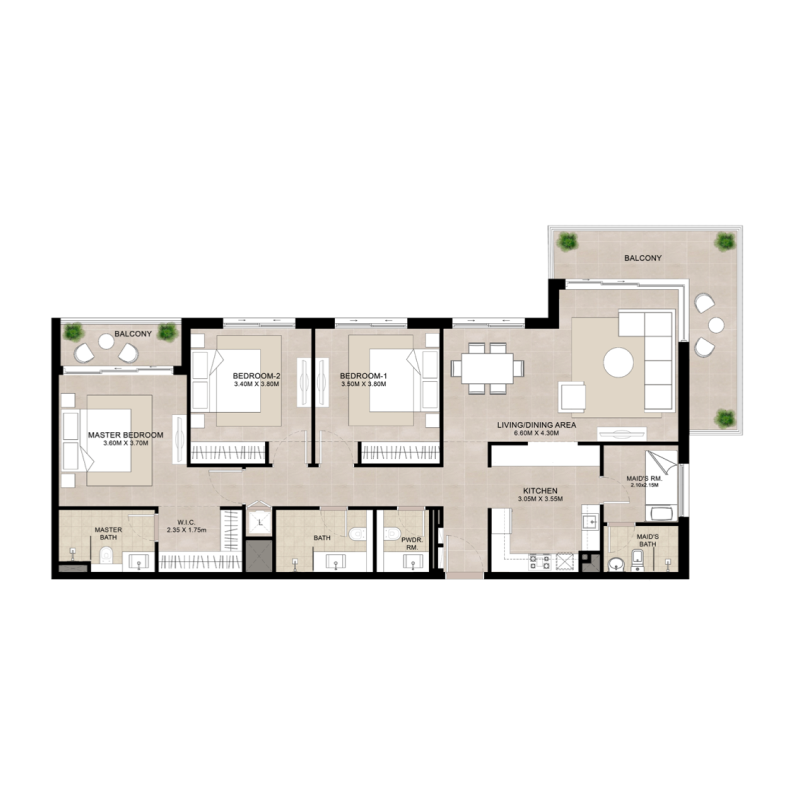 Apartments plan