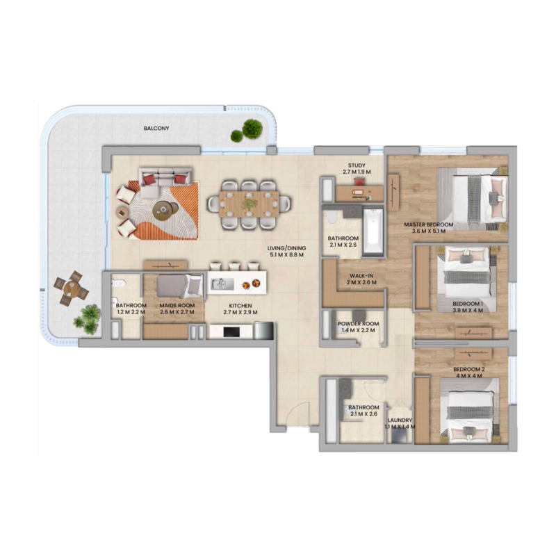 Apartments plan