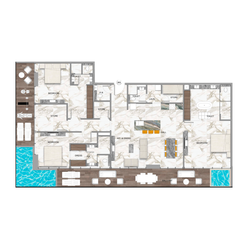 Apartments plan