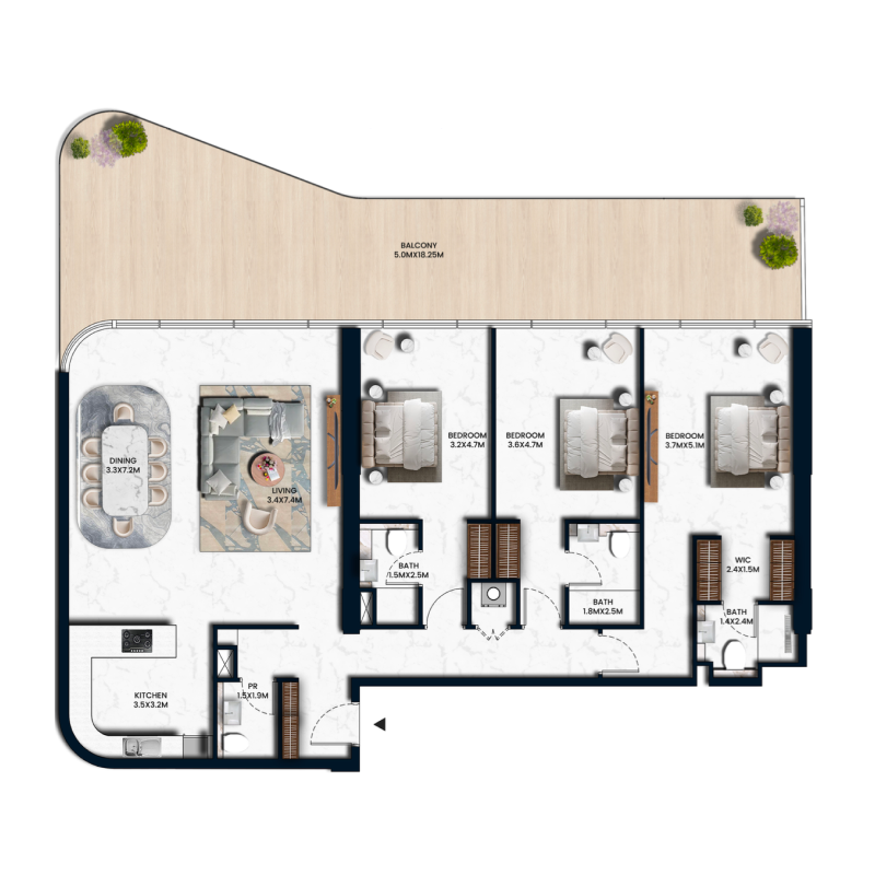 Apartments plan