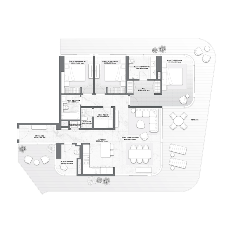 Apartments plan