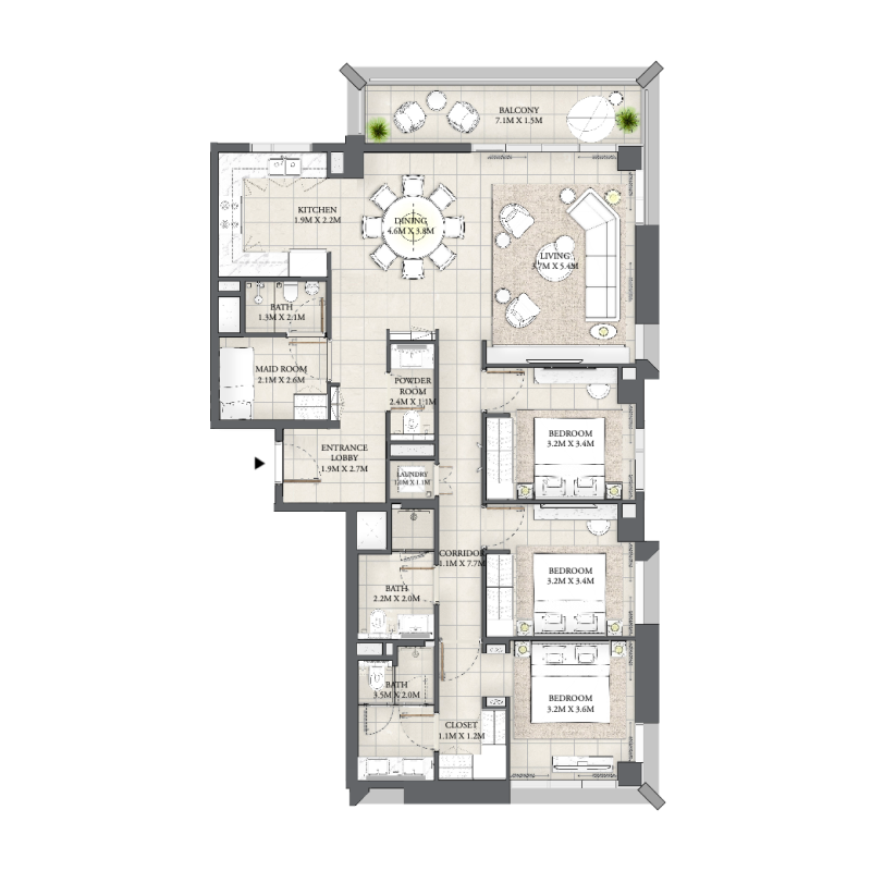 Apartments plan