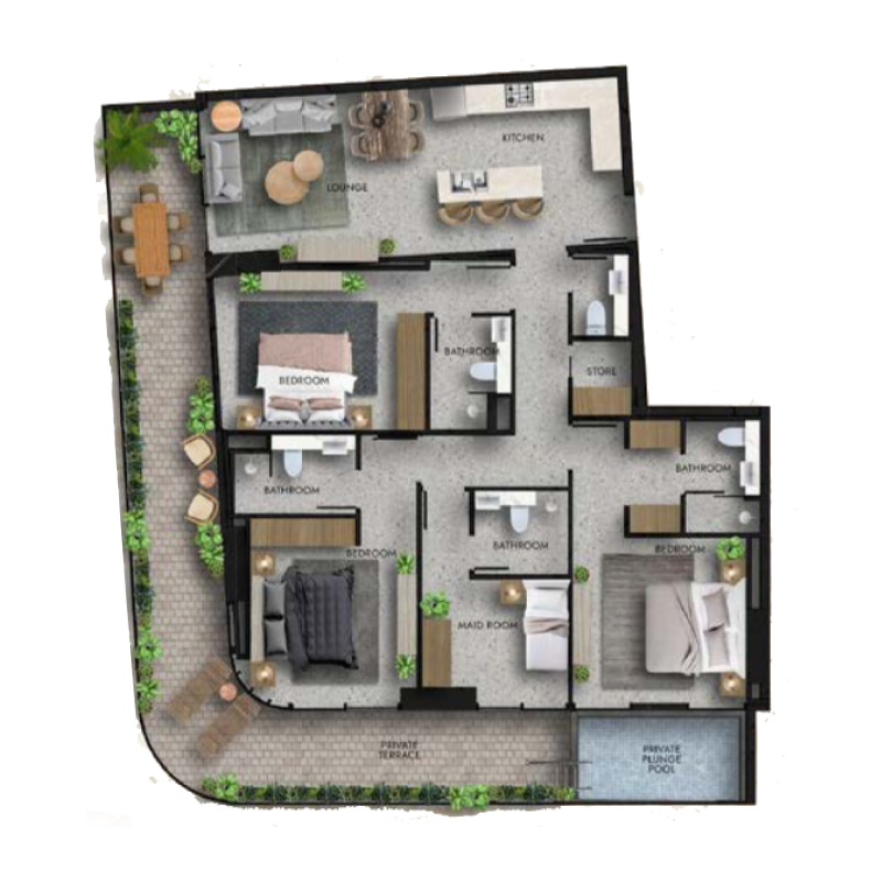 Apartments plan