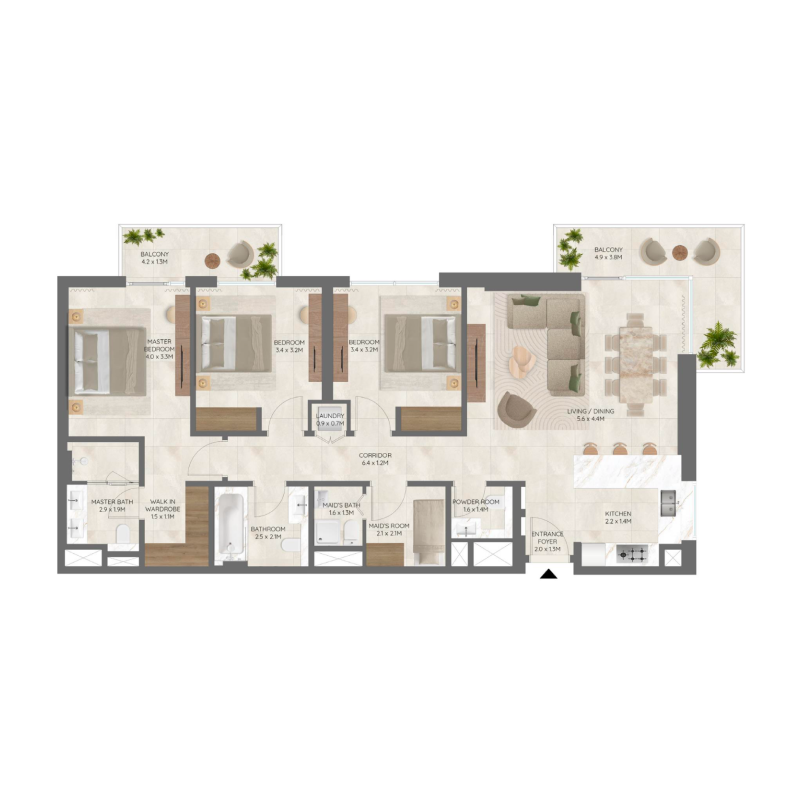 Apartments plan