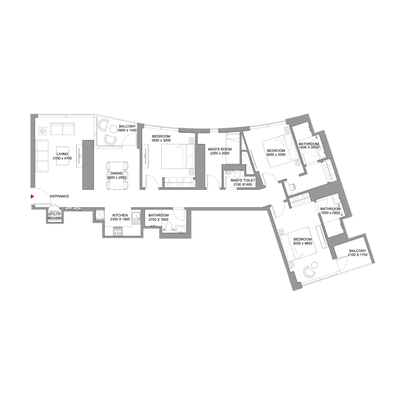 Apartments plan