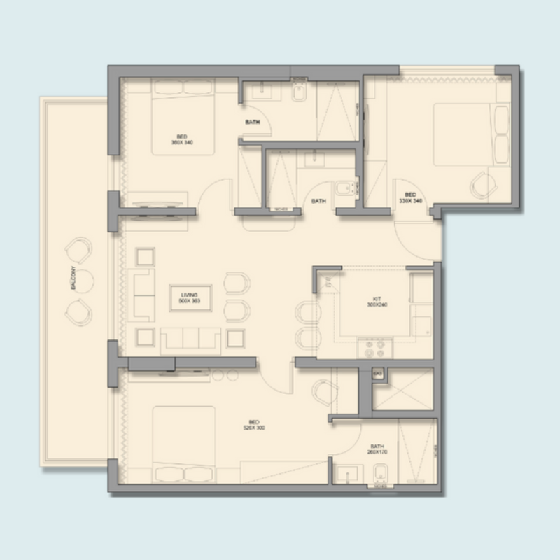 Apartments plan