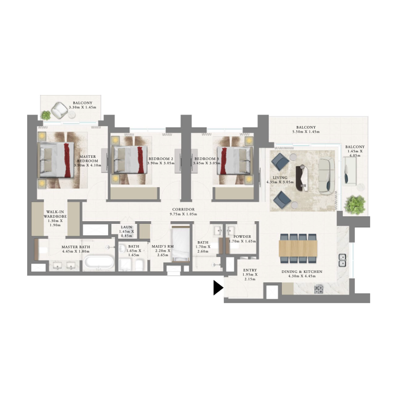 Apartments plan