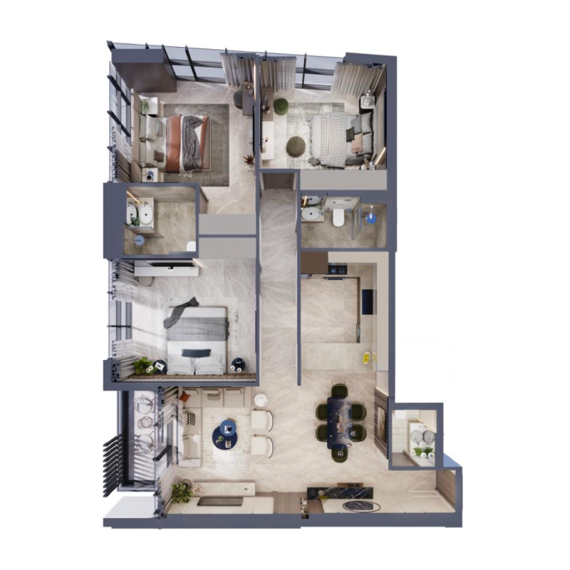 Apartments plan