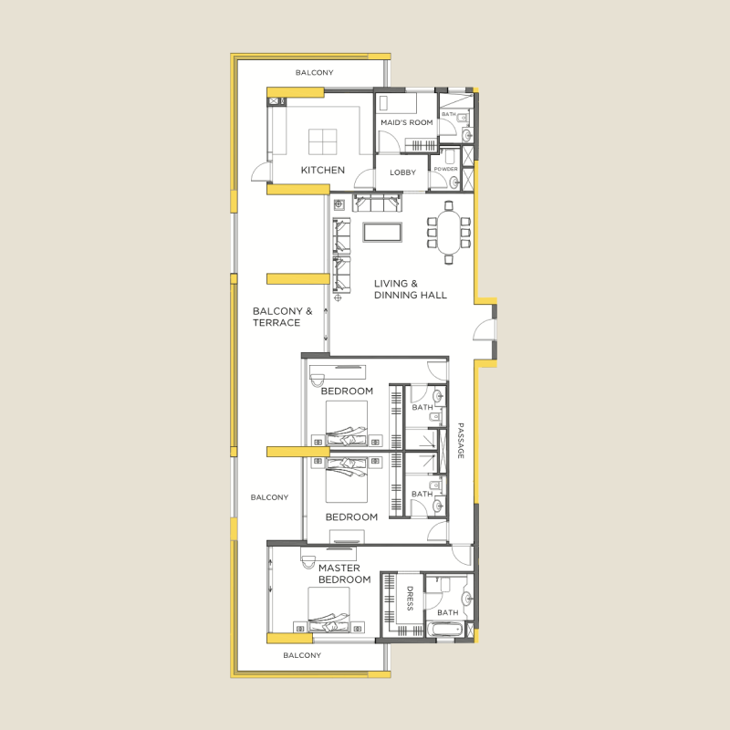 Apartments plan