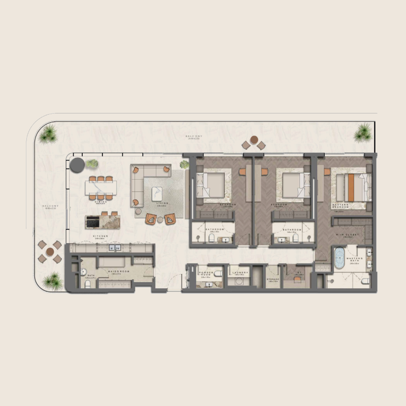 Apartments plan