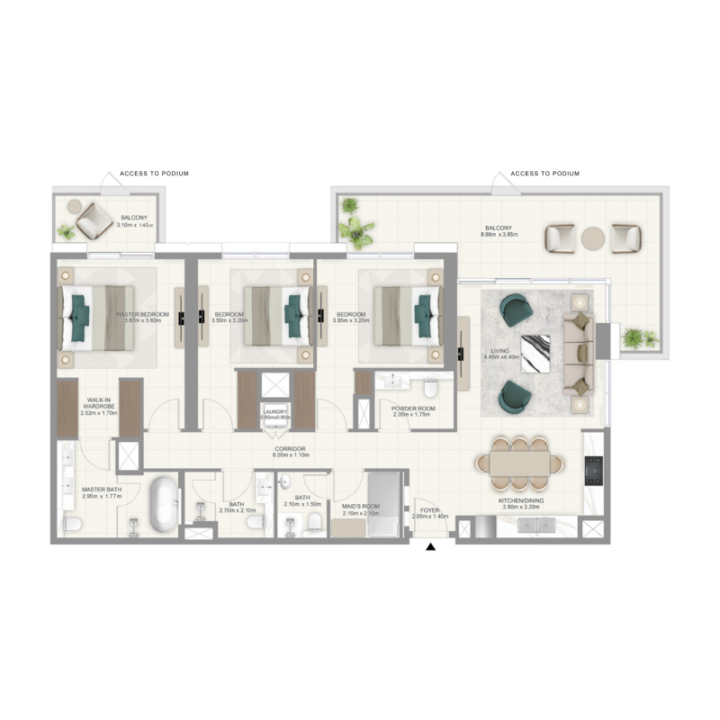 Apartments plan