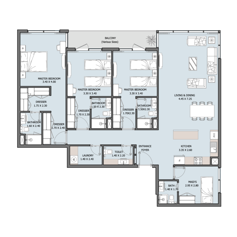 Apartments plan