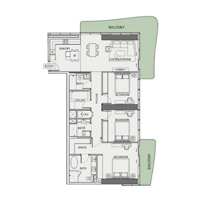 Apartments plan