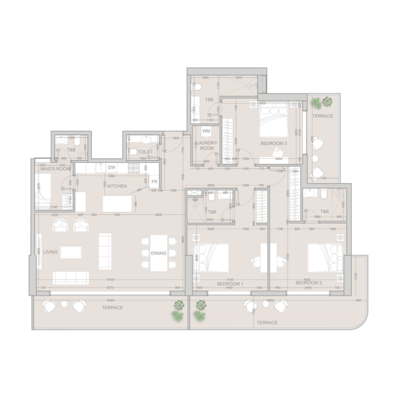 Apartments plan