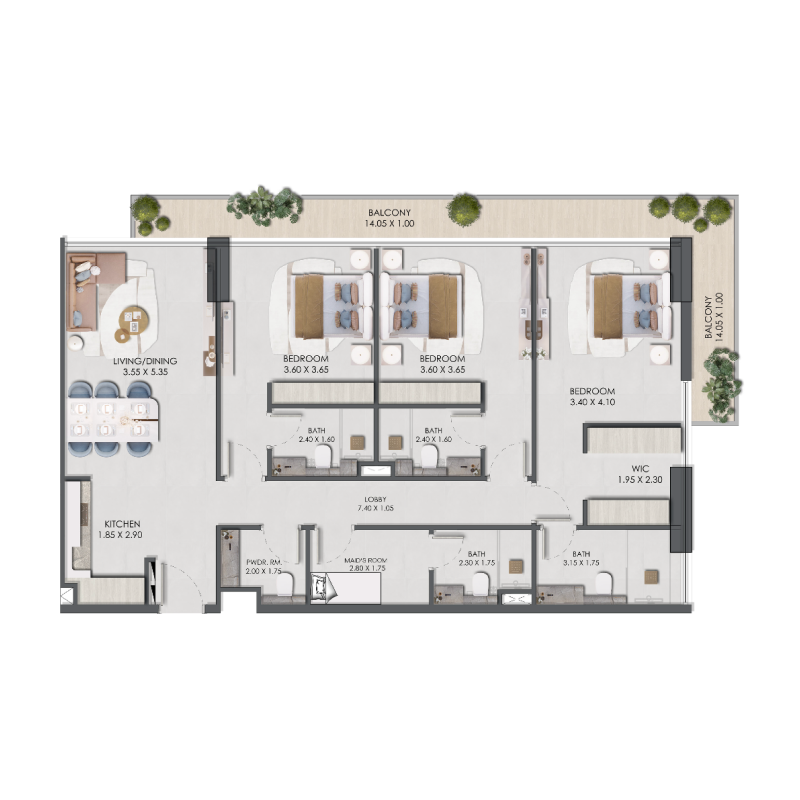 Apartments plan