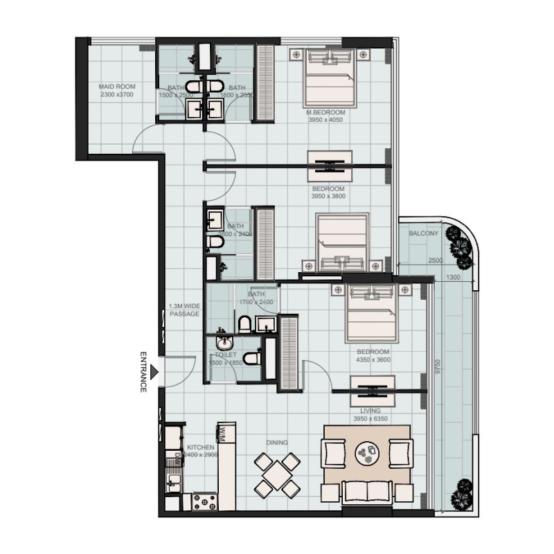 Apartments plan