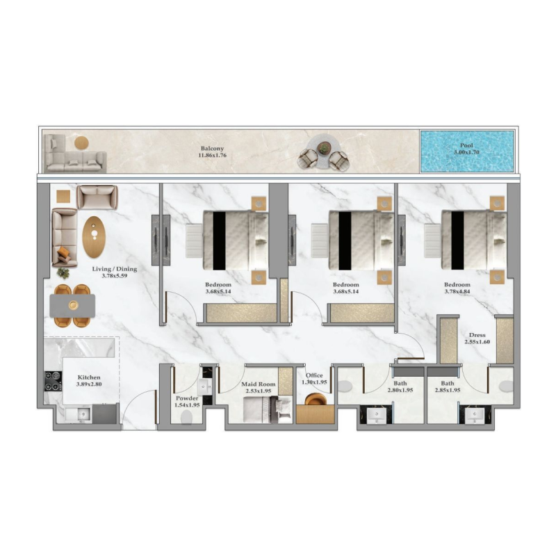 Apartments plan