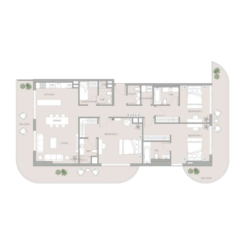 Apartments plan