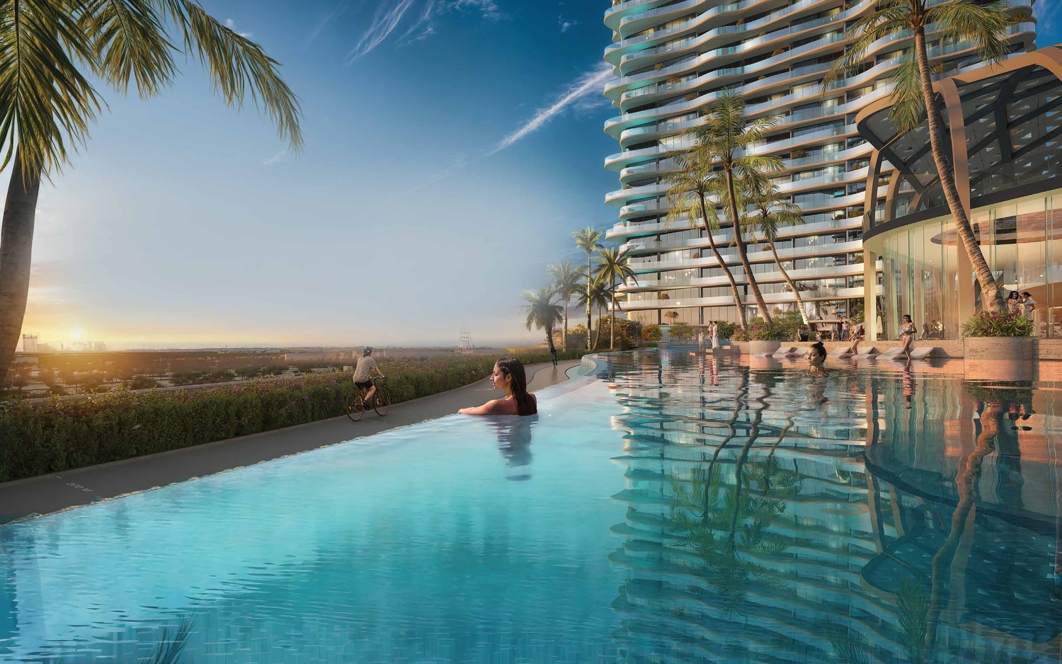Infinity Pool with Beach amenity image