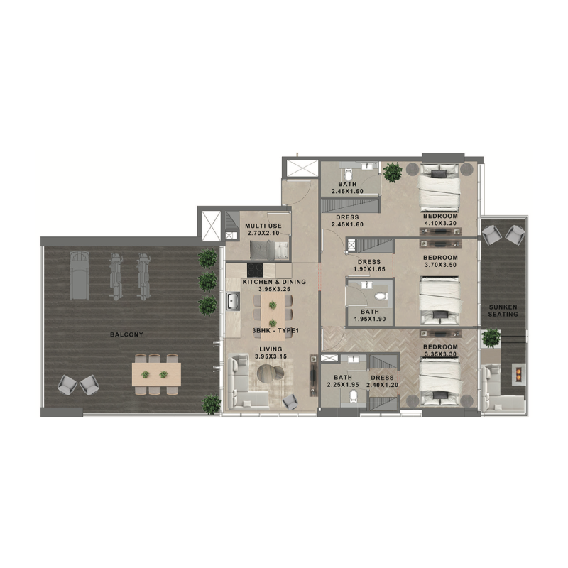 Apartments plan